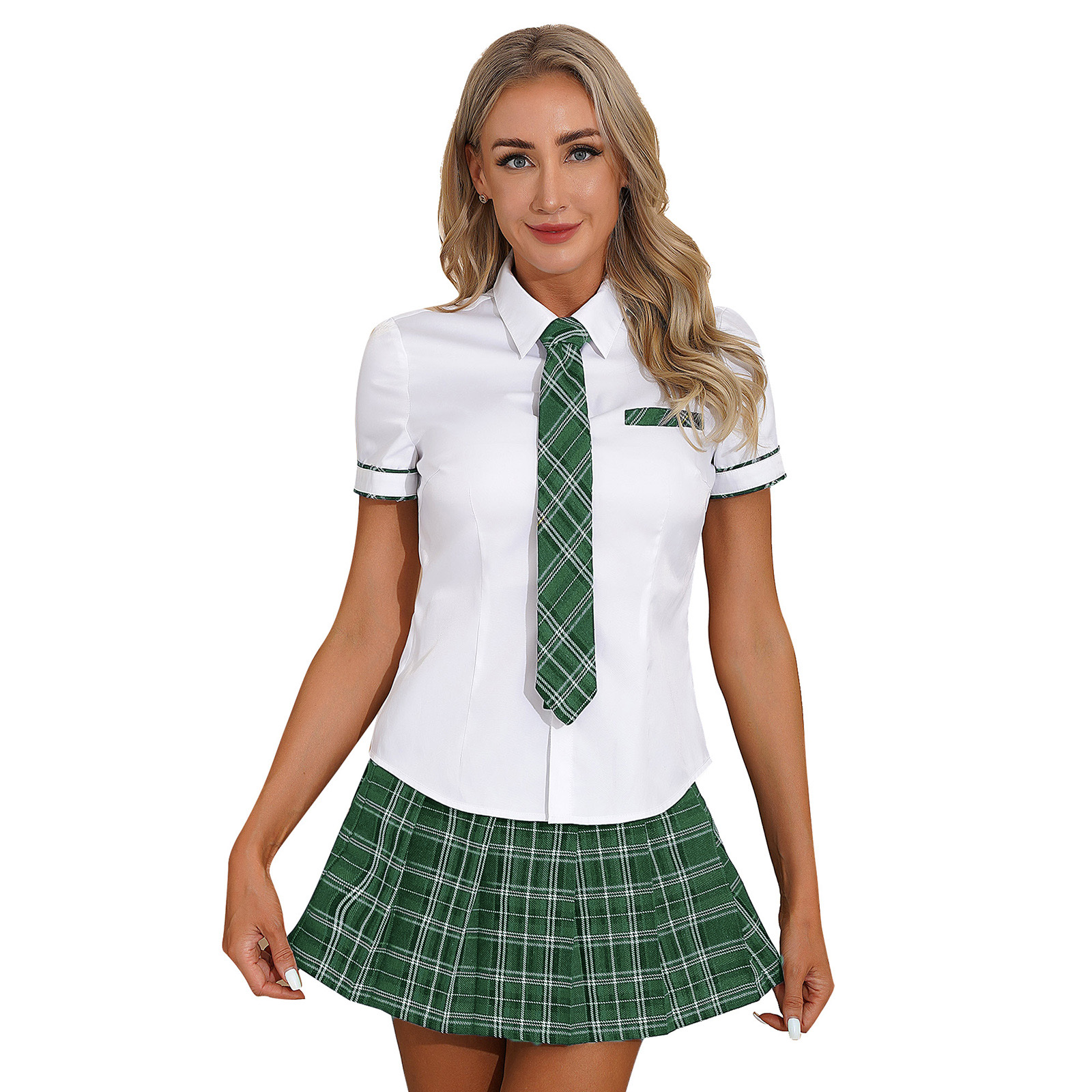 Team Sports - Ensemble de costumes de Cosplay d'écolière