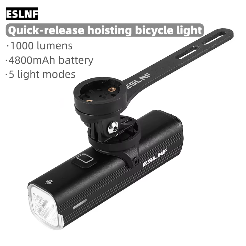 Rechargeable Bicycle Headlight 1000 Lumen - ESLNF – phare avant de vélo,
