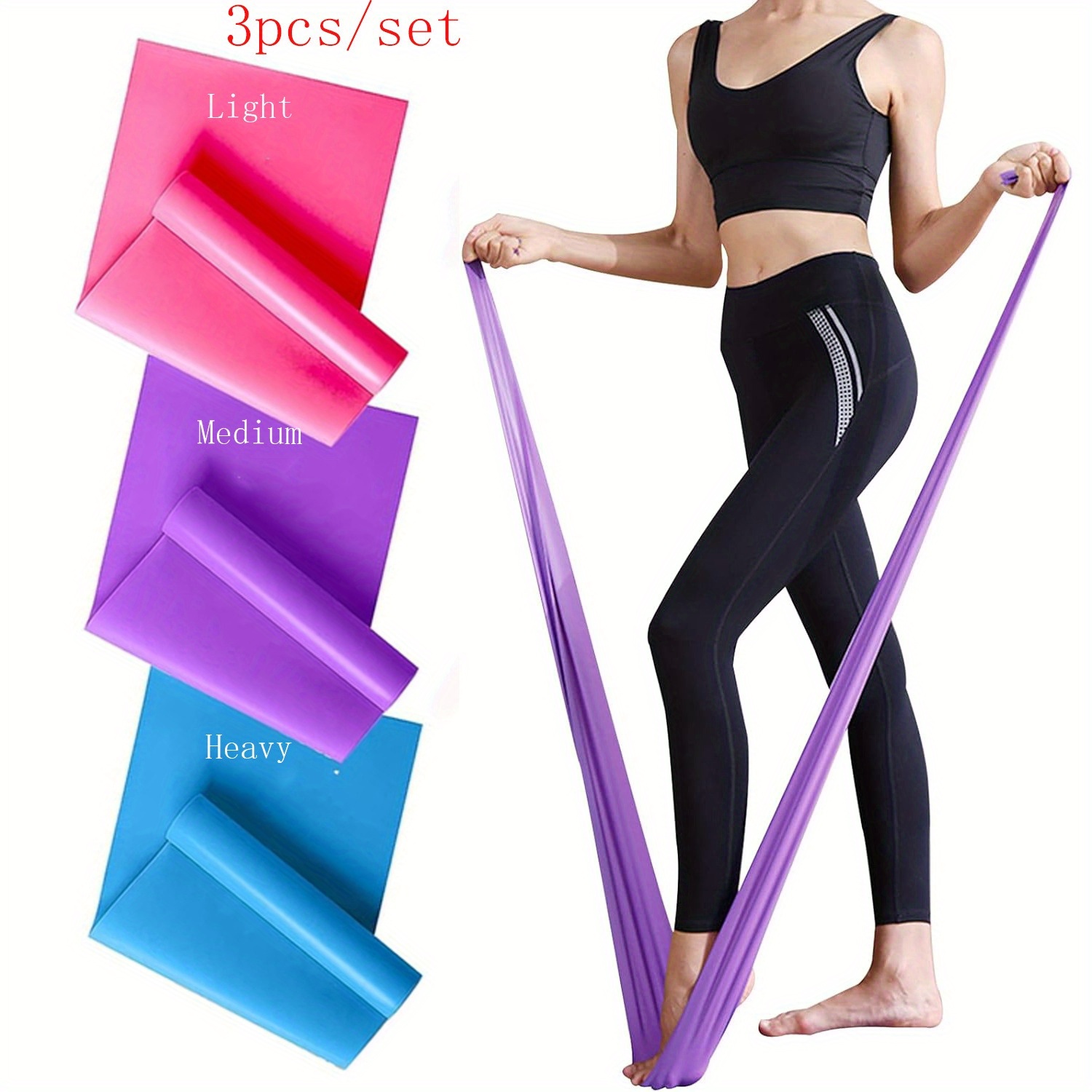 Pilates Bar Kit With Resistance Bands - Bandes de résistance pour hommes et