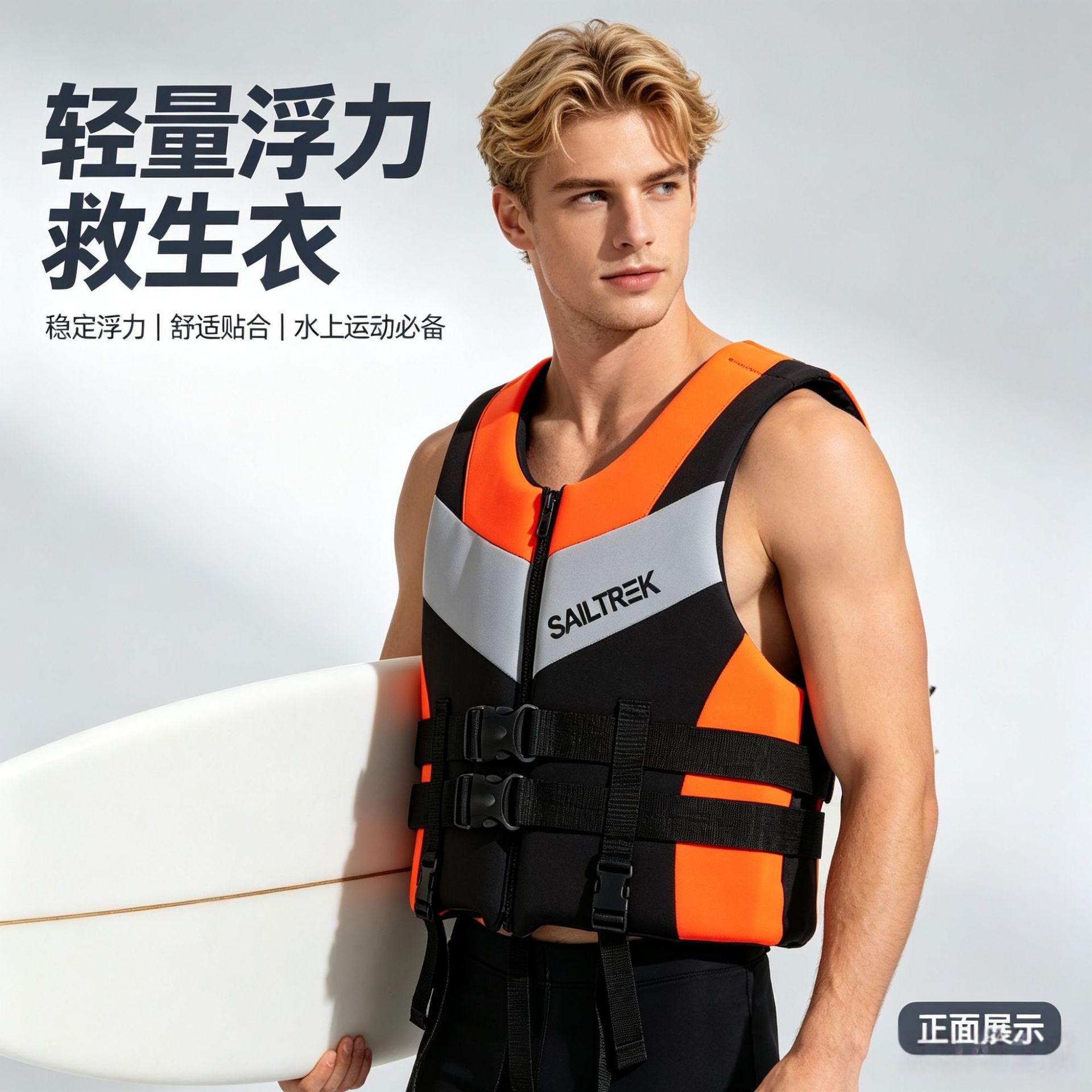 Fishing - Gilet de sauvetage à super flottabilité,