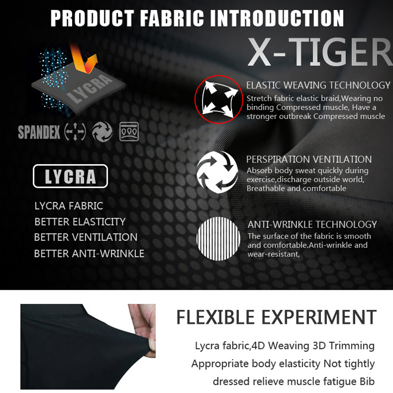 X-TIGER Cyclisme Cuissard Vélo - Padded Cycling Shorts 5D Gel avis et prix