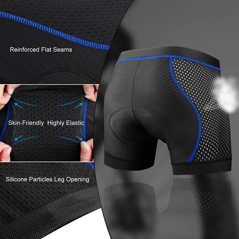 Shorts de sous-vêtements de cy - Padded Cycling Shorts 5D Gel avis et prix