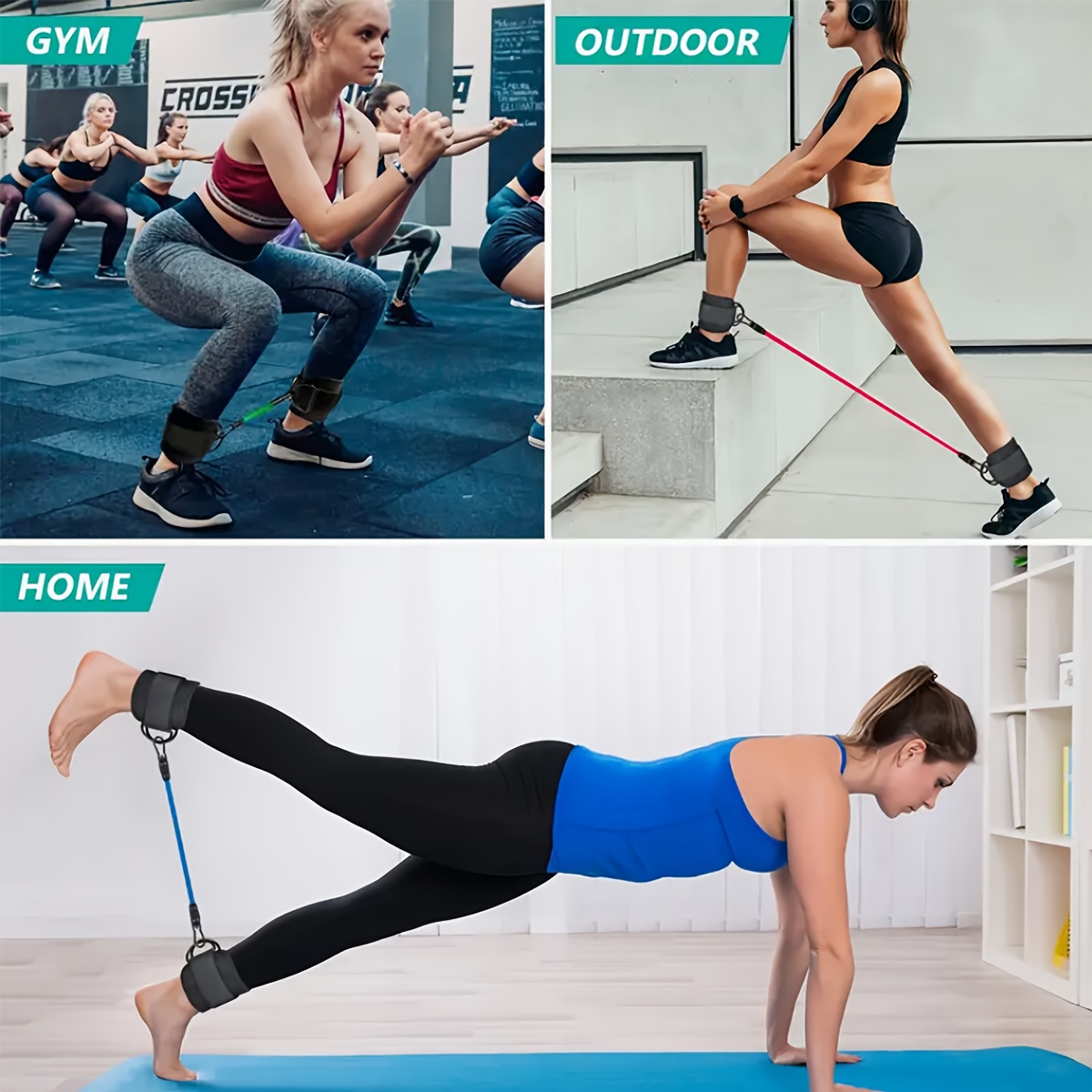 Ensemble de 5 bandes de résist - Resistance Bands Set With Handles avis et prix