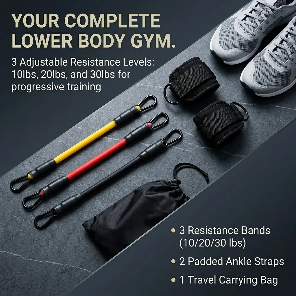 Ensemble de 5 bandes de résist - Resistance Bands Set With Handles avis et prix