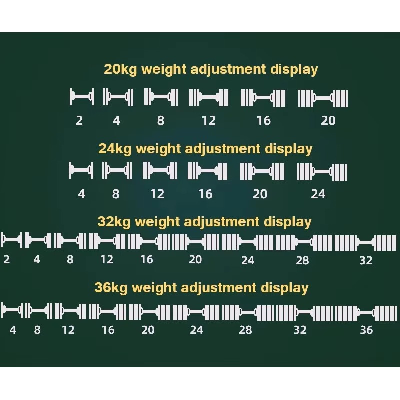 YTYIN – ensemble d'haltères ré - Adjustable Dumbbell Pair 40Kg avis et prix