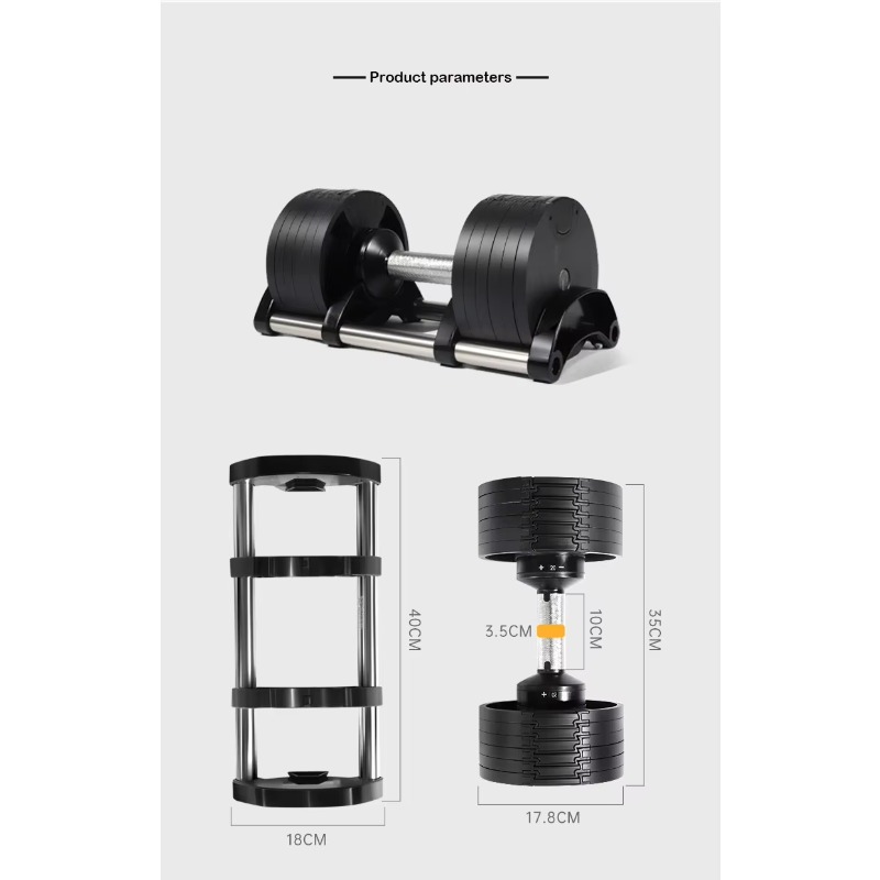 YTYIN – ensemble d'haltères ré - Adjustable Dumbbell Pair 40Kg avis et prix