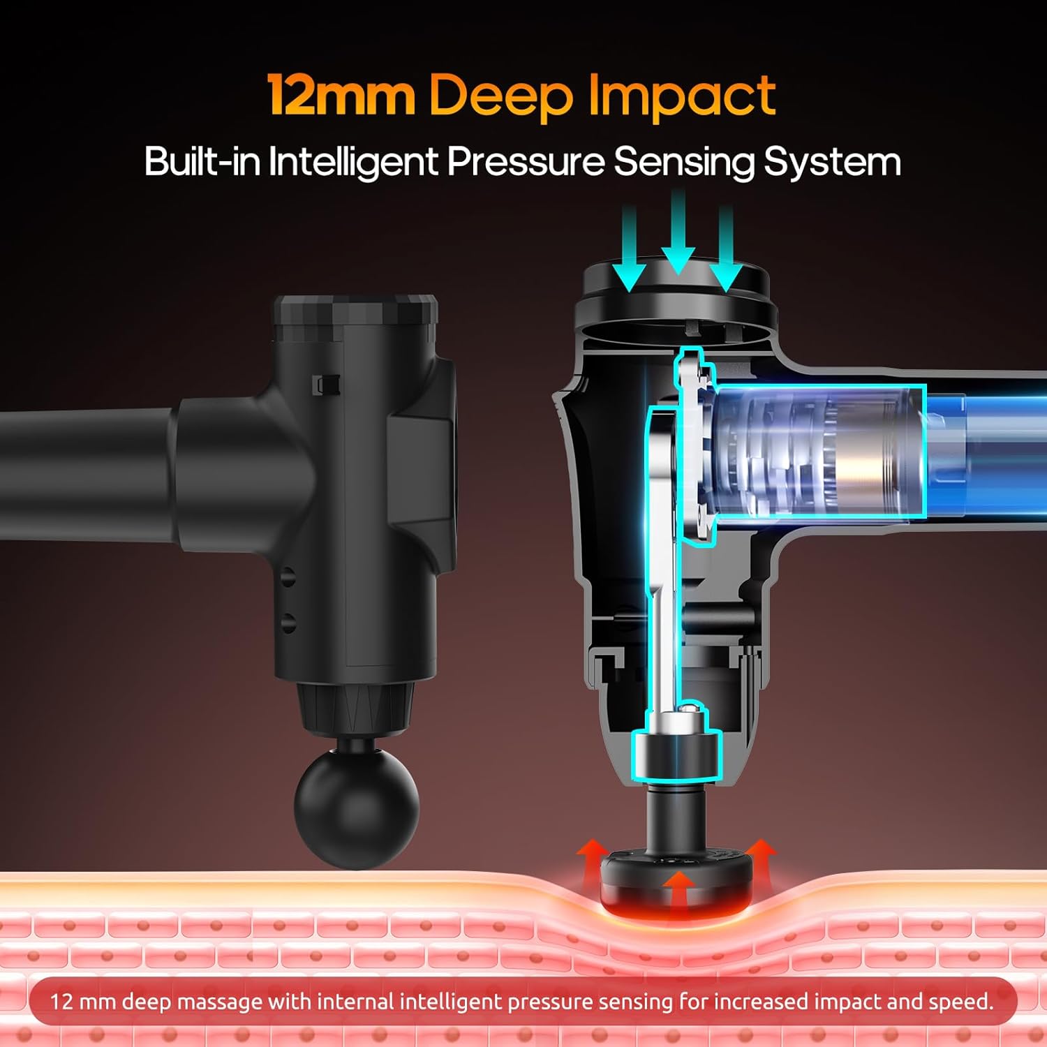 Pistolet de massage des tissus - Electric Massage Gun Deep Tissue avis et prix